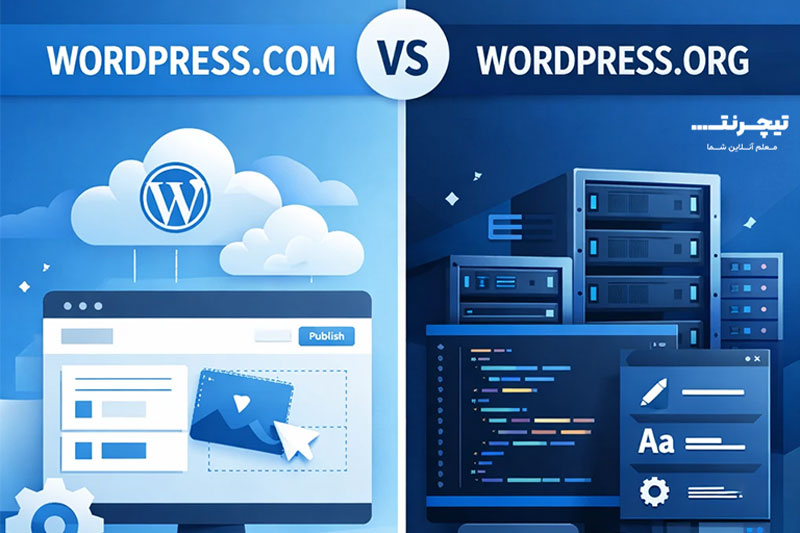 تفاوت WordPress.com و WordPress.org